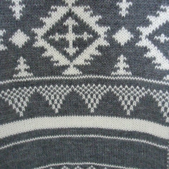 OSFM* Unisex Winter Print‎ Design Tassel Comfy Gray & White Scarf - Picture 7 of 7